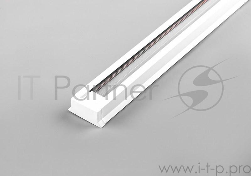 Шинопровод FERON 10322 для трековых светильников, белый, 2м, в наборе 2 заглушки, крепление