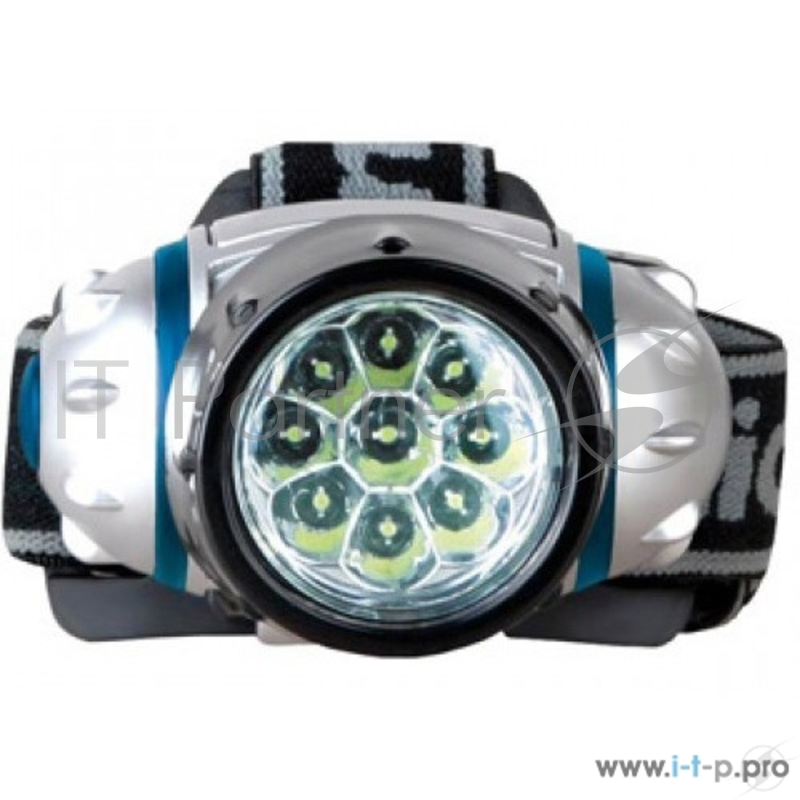 Фонарь Camelion LED5317-9Mx (фонарь налобн, металлик,9 ультра ярк LED,4 реж, 3XR03 в компл, пласт, блист)