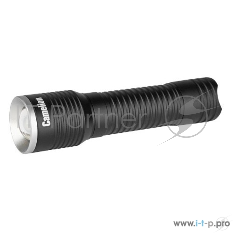 Фонарь Camelion LED5138 (фонарь, черный, LED XPE, ZOOM, 3 реж 3XLR03 в компл., алюм., откр. блистер)
