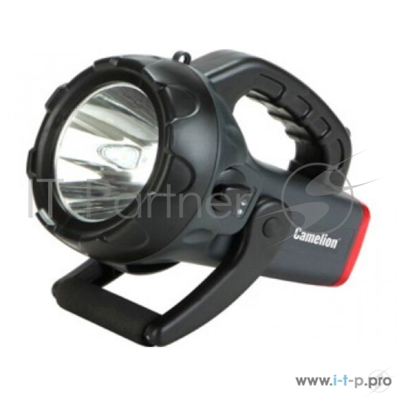 Фонарь Camelion 2931R2 (фонарь аккум 220В/12В, карбон, 10W CREE LED, 4В 4А-ч, пластик, коробка)