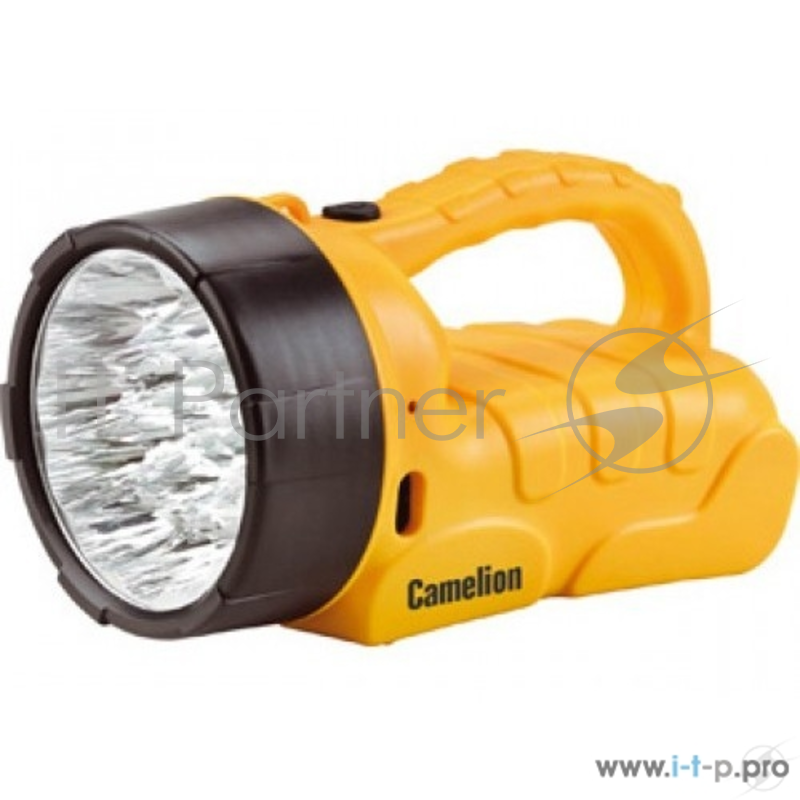Фонарь Camelion LED29317 (фонарь аккум. 220В, желтый, 19 LED, 6В 4А-ч, пластик, коробка)