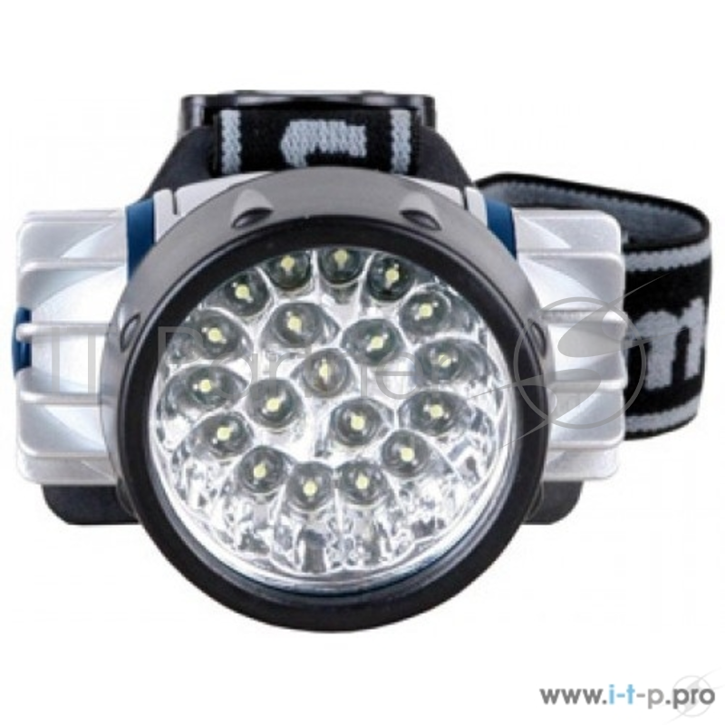 Фонарь Camelion LED5323-19Mx (фонарь налобн, металлик,19 ультра ярк LED, 4 реж, 3XR03 в компл, пласт, блис)
