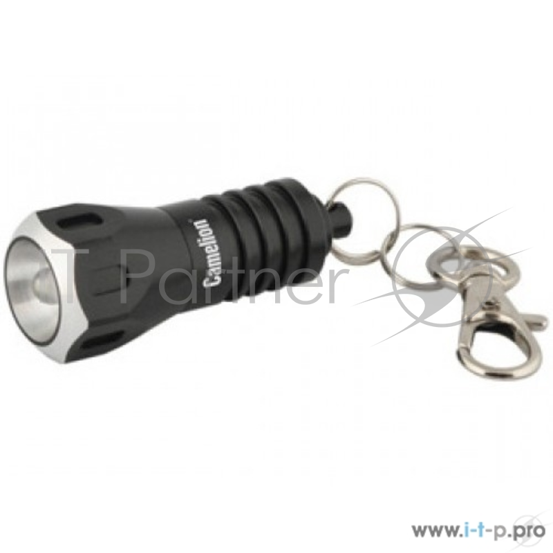 Фонарь Camelion LED14-1R (фонарь-брелок, металлик, 1 LED, 3xG3 в компл., алюм.,блистер).