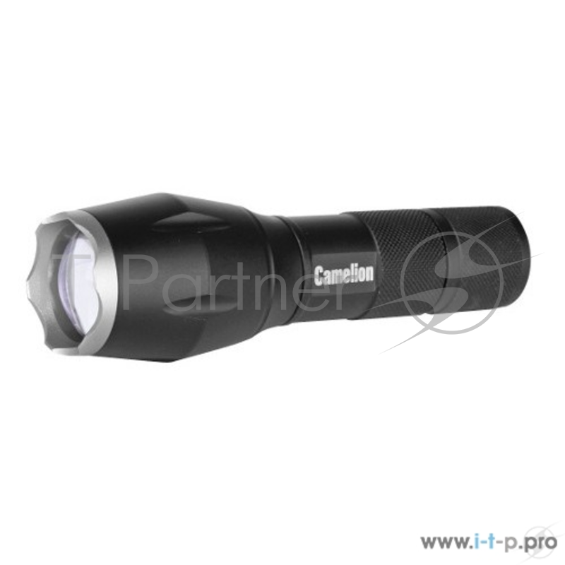 Фонарь Camelion LED5136 (фонарь, черный, LED XML-T6, ZOOM, 5 реж 3XLR03 в компл., алюм.,откр. блистер)