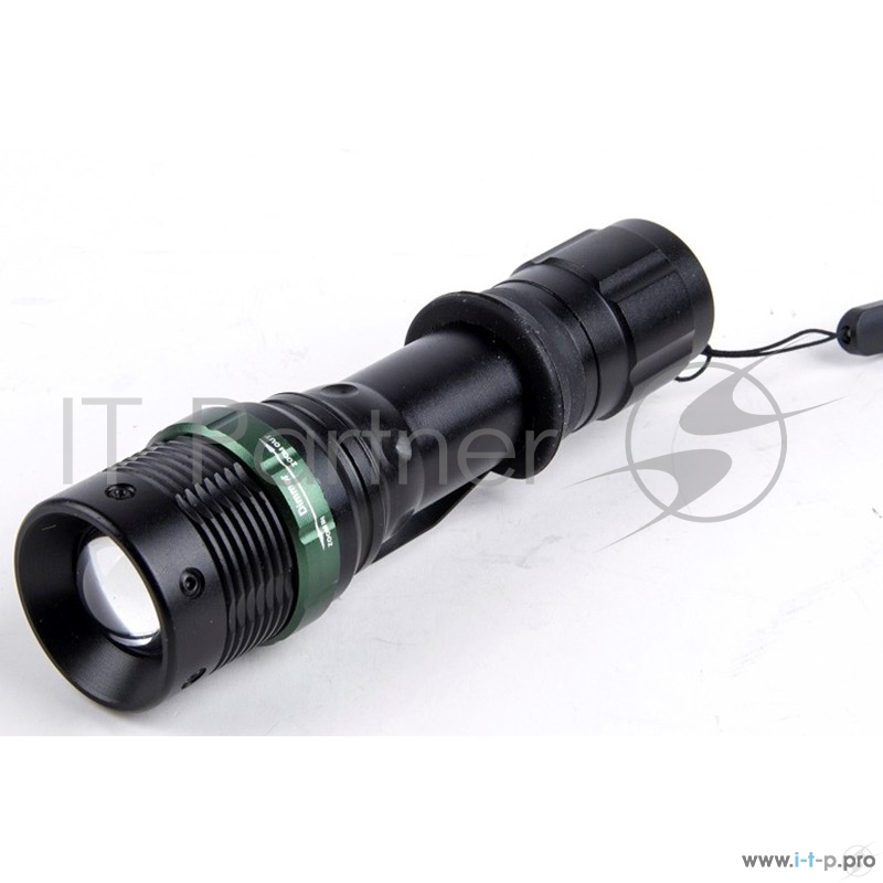 Фонарь Ultraflash E142 (фонарь аккум. 220В, черн., CREE 3 ватт, фокус, 3 реж., 18650, пласт. бокс)