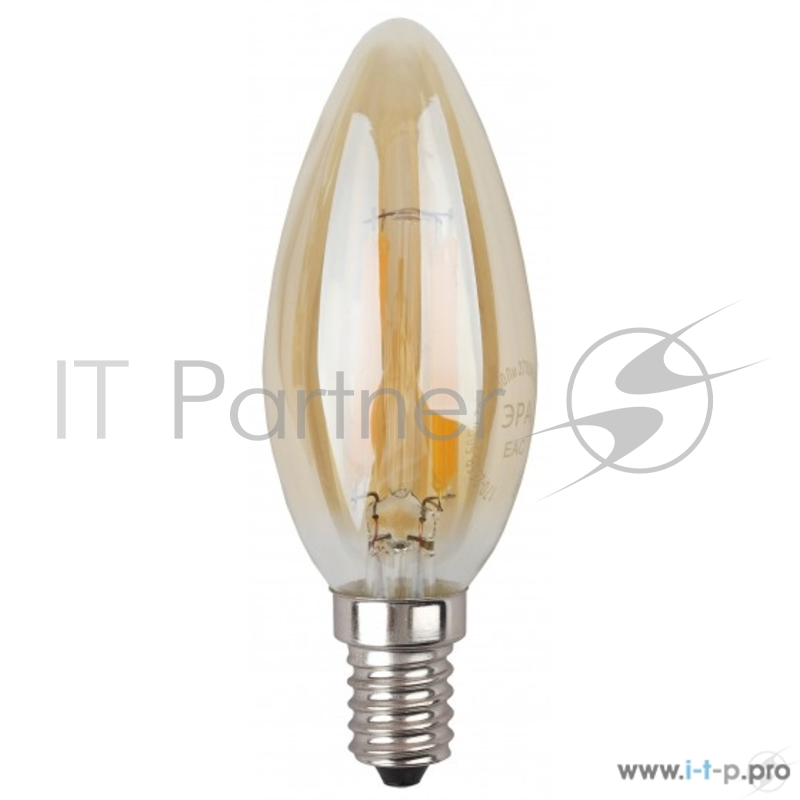 ЭРА Б0027939 Светодиодная лампа свеча золотая F-LED B35-5w-827-E14 gold