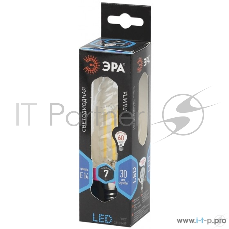 ЭРА Б0027961 Светодиодная лампа свеча витая F-LED BTW-7w-840-E14