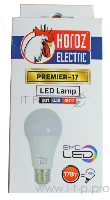 HOROZ Лампа светодиодная 17W 6400К Е27