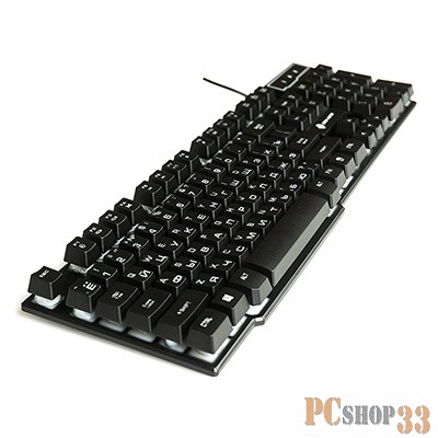 Клавиатура Dialog Gan-Kata KGK-15U Black USB, игровая с подсветкой