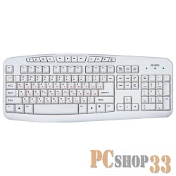 Клавиатура Keyboard SVEN Comfort 3050 USB белая SV-03103050UW