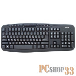 Клавиатура Keyboard SVEN Comfort 3050 USB чёрная SV-03103050UB
