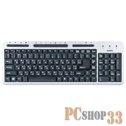 Клавиатура Keyboard SVEN Standard 309M USB серебро SV-03100309US