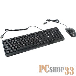 Клавиатура Keyboard SVEN Standard 300 Combo USB черный Набор клавиатура+мышь SV-03100300UB