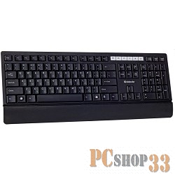 Клавиатура Defender Episode SM-950 Black USB 45035 {Клавиатура проводная,104+6кн Slim}