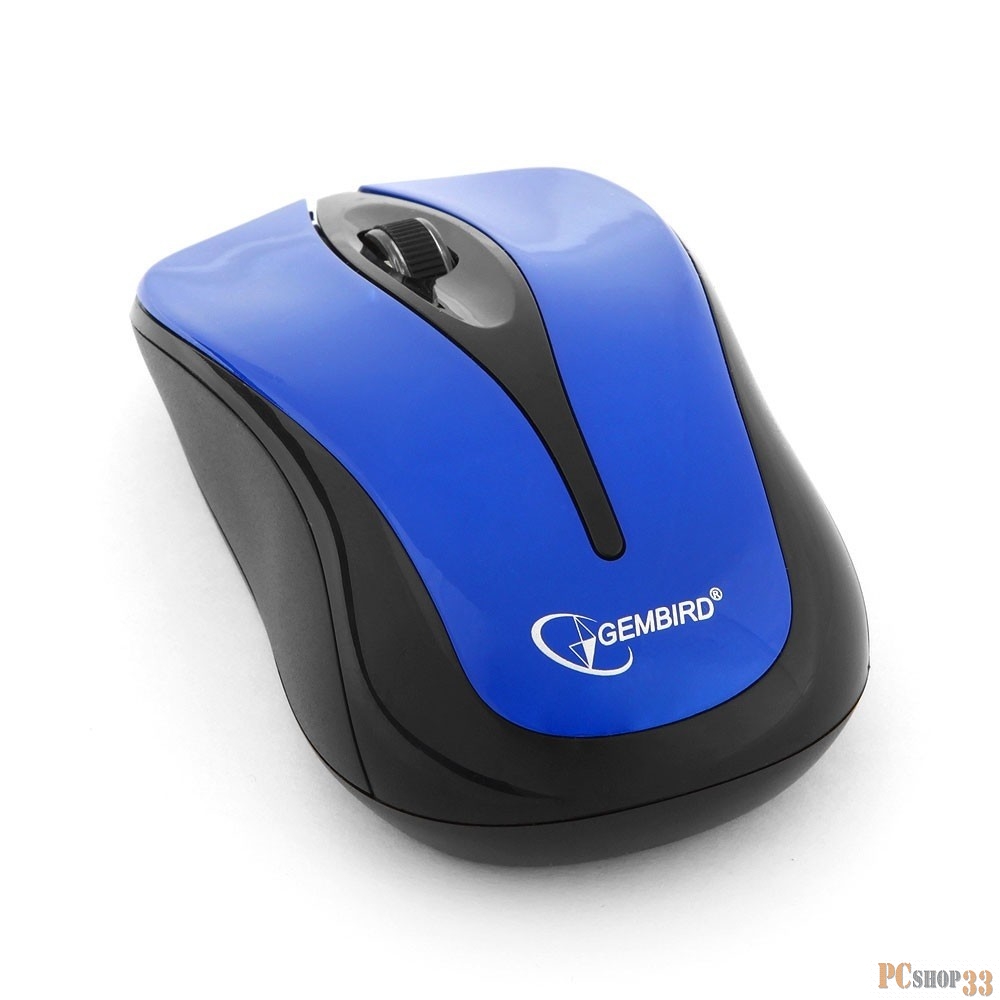 Мышь Gembird MUSW-325-B Blue USB {Мышь беспров., 2кн.+колесо-кнопка, 2.4ГГц, 1000 dpi}