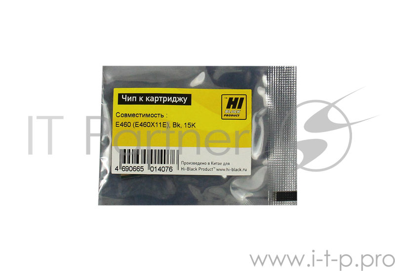 Чип к картриджу Lexmark E460 (Hi-Black) , 15K