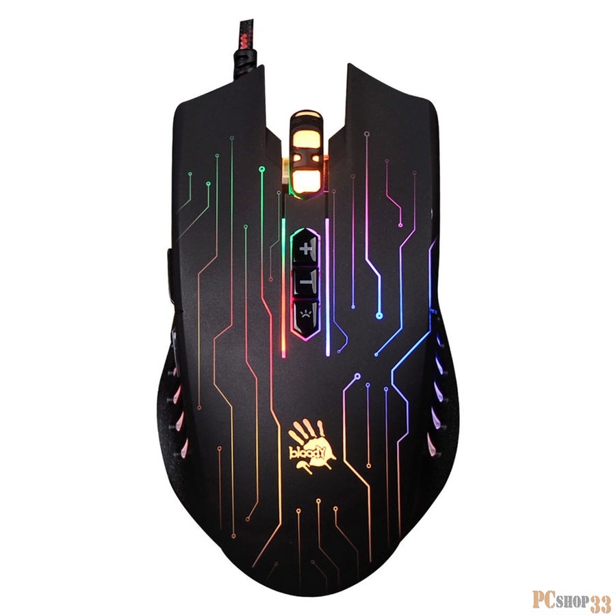 Мышь A4Tech Bloody Q82 black/picture optical (3200dpi) USB Gaming (8but) 492782