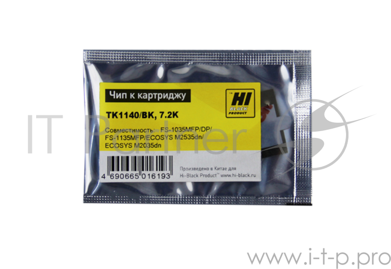 Чип к картриджу Kyocera FS-1035MFP/DP/FS-1135MFP (Hi-Black) , 7,2k, TK-1140