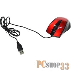 Мышь Defender MM-920 красный+черный,Проводная оптическая мышь, 3 кнопки 52920
