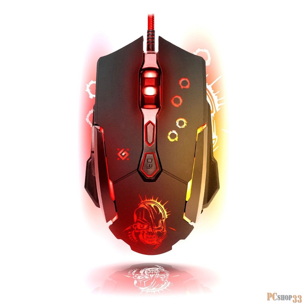 Мышь Defender Killer GM-170L 52170 {Проводная игровая мышь, оптика,7кнопок,800-3200dpi}