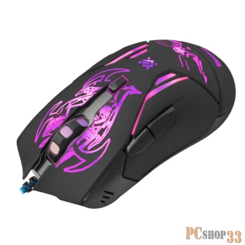 Мышь Defender Bionic GM-250L 52250 {Проводная игровая мышь, оптика,6кнопок,800-3200dpi}