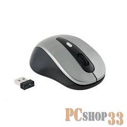 Мышь Oklick 435MW черный/серый оптическая (1600dpi) беспроводная USB (4but) 945812