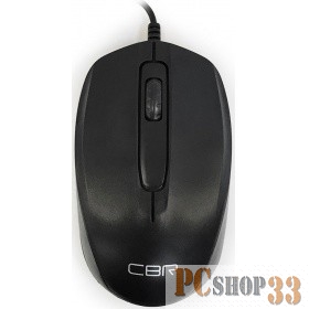 Мышь CBR CM 117 Black USB, Мышь, оптика,офисн., 1200dpi, провод 1,15 м