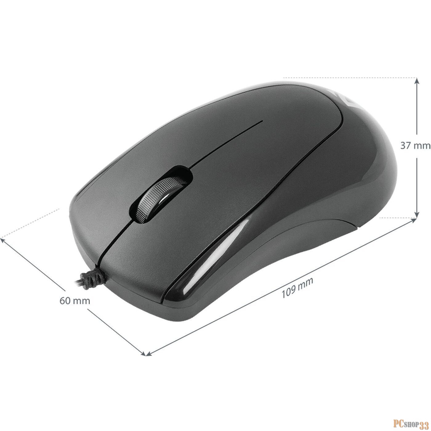 Мышь Defender Optimum MB-150 Black PS/2 52150