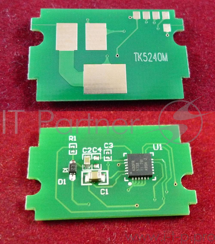 Чип для Kyocera Ecosys P5026cdn/M5526cdn (TK5240M) Magenta 3K (ELP,)