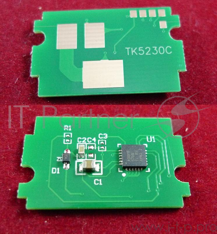 Чип для Kyocera Ecosys P5021cdn/M5521cdn (TK5230C) Cyan 2.2K (ELP,)