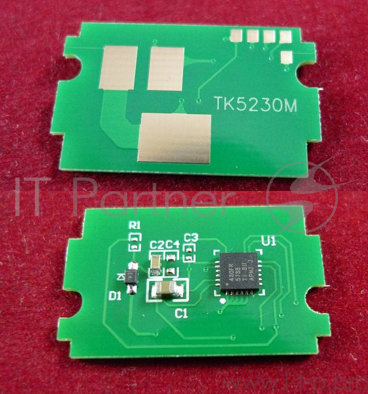 Чип для Kyocera Ecosys P5021cdn/M5521cdn (TK5230M) Magenta 2.2K (ELP,)