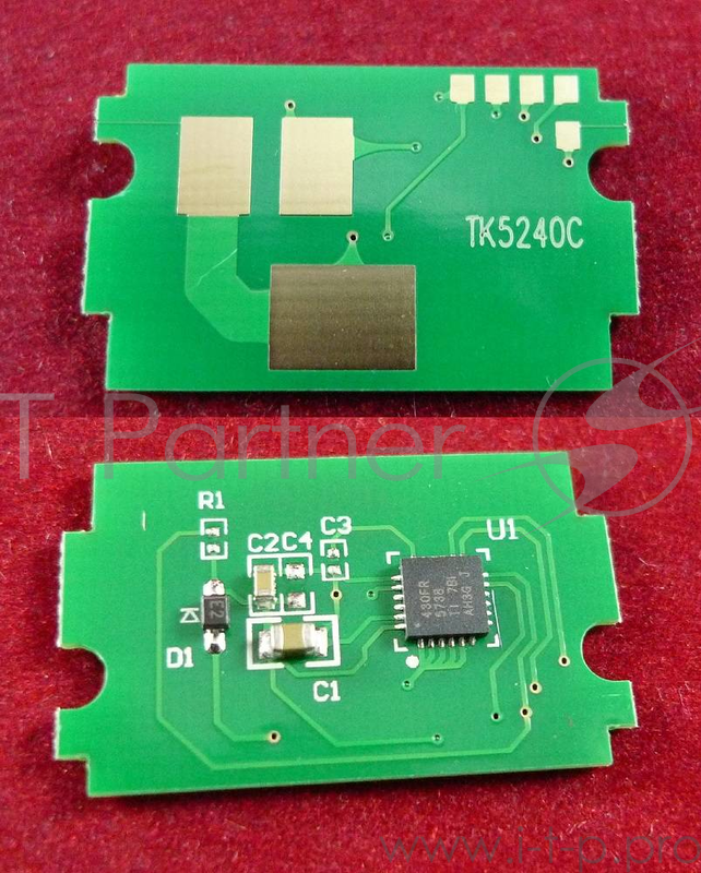 Чип для Kyocera Ecosys P5026cdn/M5526cdn (TK5240C) Cyan 3K (ELP,)