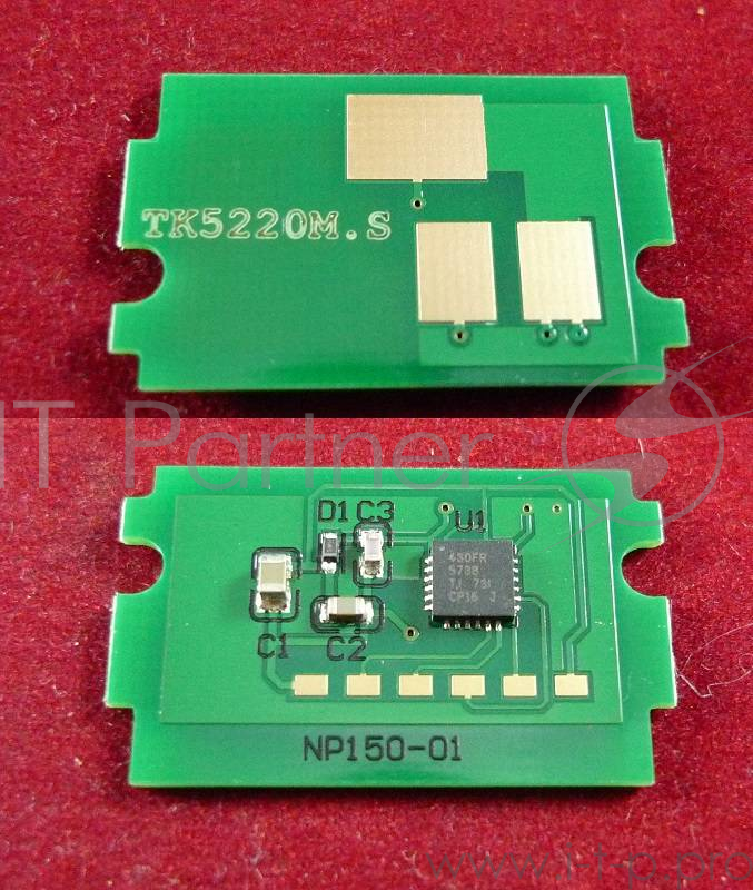 Чип для Kyocera Ecosys P5021cdn/M5521cdn (TK5220M) Magenta 1.2K (ELP,)