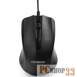 Гарнизон Мышь GM-105, USB, чип- Х, черный, 800 DPI, 2кн.+колесо-кнопка