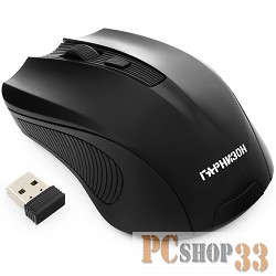 Гарнизон Мышь беспров. GMW-405, чип X2, черный, 1600 DPI, 3 кн.+ колесо-кнопка