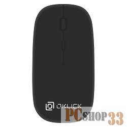 Мышь Oklick 625MW черный оптическая (1600dpi) беспроводная USB (3but) 625MW
