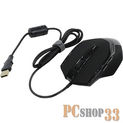 Мышь Oklick 835G черный оптическая (3200dpi) USB игровая (5but) 359392