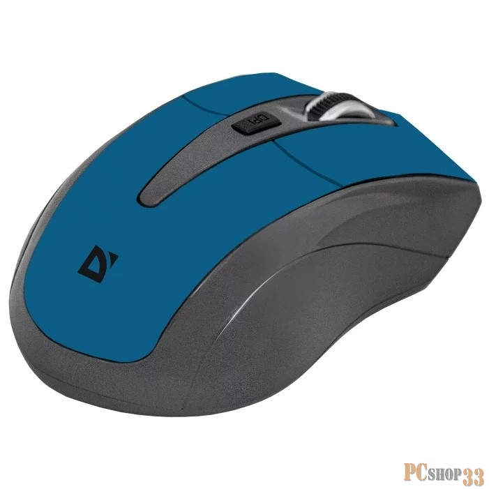 Мышь Defender Accura MM-965 голубой {Беспроводная оптическая мышь, 6кнопок, 800-1600dpi} 52967