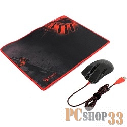 Мышь A4Tech Bloody A9081 черный оптическая (4000dpi) USB2.0 игровая (7but) ( A90+B-081) 383351