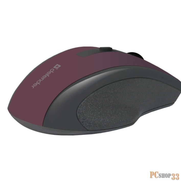 Мышь Defender Accura MM-665 красный 52668 {Беспроводная оптическая мышь, 6 кнопок, 800-1600 dpi}
