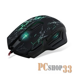 Мышь CROWN Gaming CMXG-601 CM000001217{проводная, оптическая, 600/ 1200/ 1800 dpi, USB, 7 кннопок}