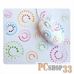 Мышь CBR Rainbow USB, Мышь сувенирная+ коврик, 1000 dpi, рисунок