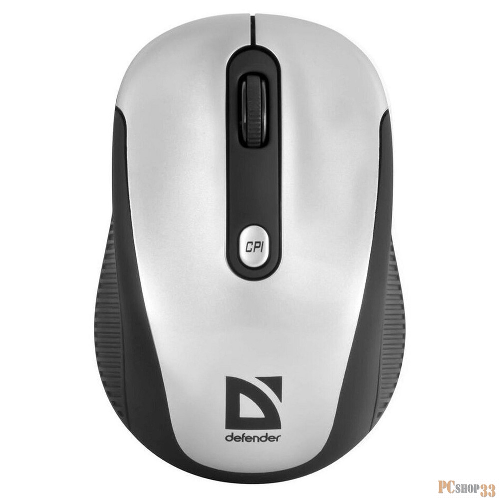 Мышь Defender Optimum MS-125 Nano Silver-Black USB 52125 {4 кнопки,1000/2000 dp}