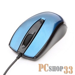 Мышь Gembird MOP-405-B Blue USB, 1000DPI, бесшумный клик