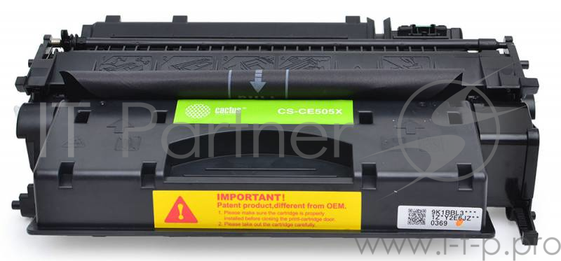 Тонер Картридж Cactus Cactus CS-CE505XS черный для для принтера HP LJ2055 (6500стр.)