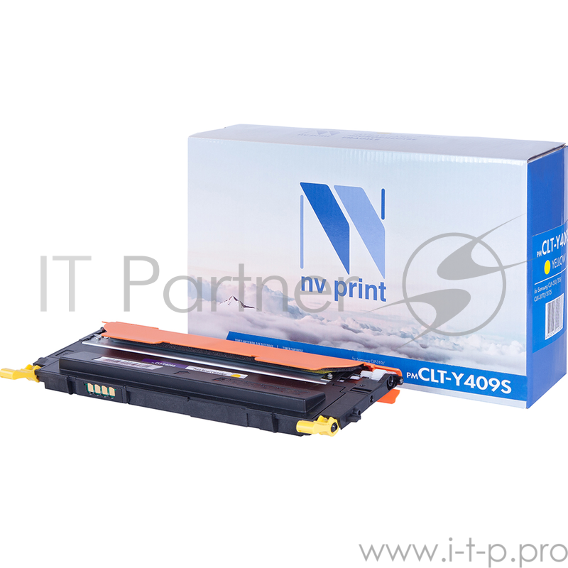 Картридж NV Print совместимый Samsung CLT-Y409S Yellow для CLP-310/310N/315 (1000k)
