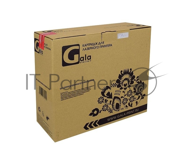 Картридж GP-Q5942X/Q5945A/Q1338/Q1339 д принтеров HP LJ 4240/4240N/4250/4250DTN/4250DT 20000 копий GalaPrint