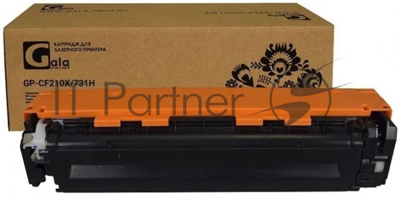 Картридж GP-CF210X (131X)/731 для принтеров HP LaserJet Pro 200 Color M251/276 Canon i-SENSYS LBP7110CW/LBP7100CN/MF8280CW/M копий Black GalaPrint