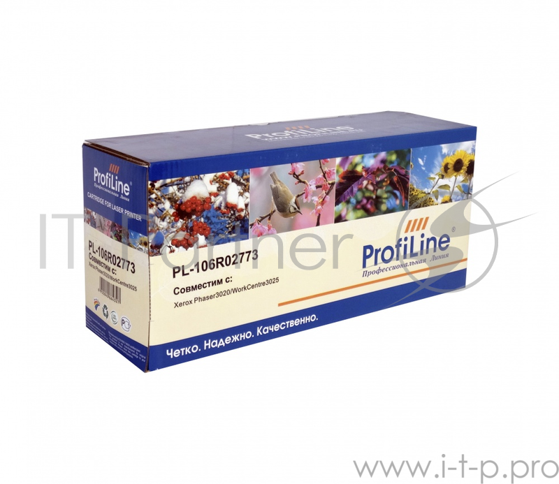 Тонер-картридж ProfiLine PL-106R02773 (тип 106R02773) черный, 1500 копий, для Xerox WC 3025/Phaser 3020/3025