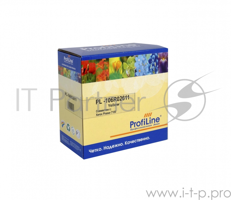 Картридж PL-106R02611 для принтеров Rank Xerox Phaser 7100 Yellow 9000 копий (2шт/уп) ProfiLine